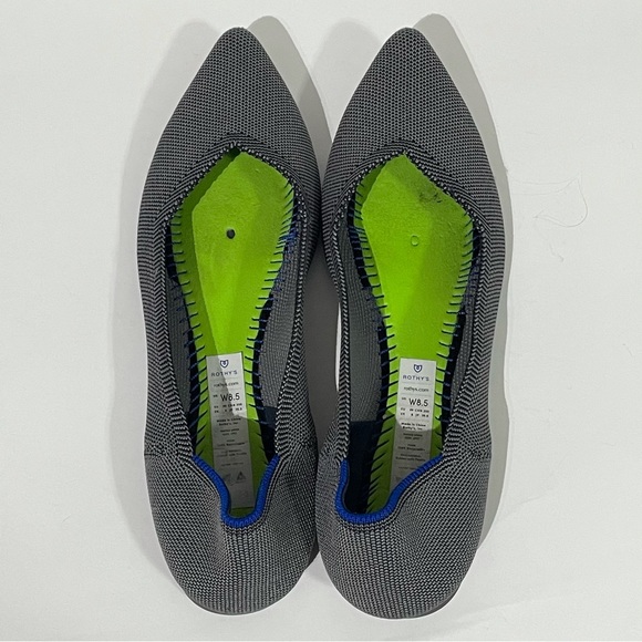 Rothy's The Point Cloud Grey 8.5 Womens Flats Retired Color - Picture 10 of 13